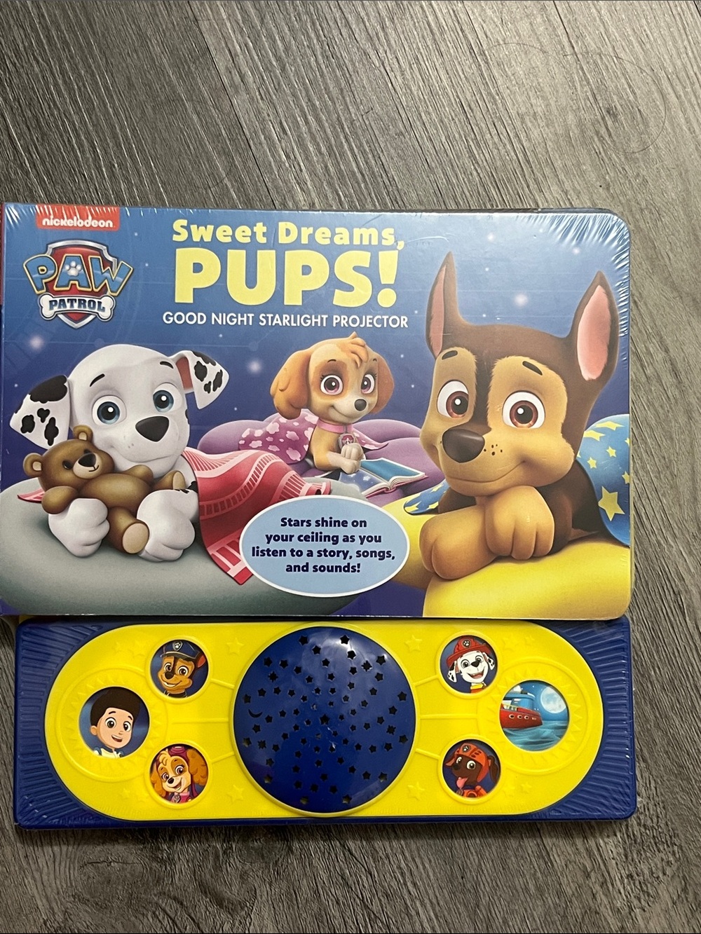 PAW Patrol Sweet Dreams Pups! Starlight Projector - Blue & Yellow